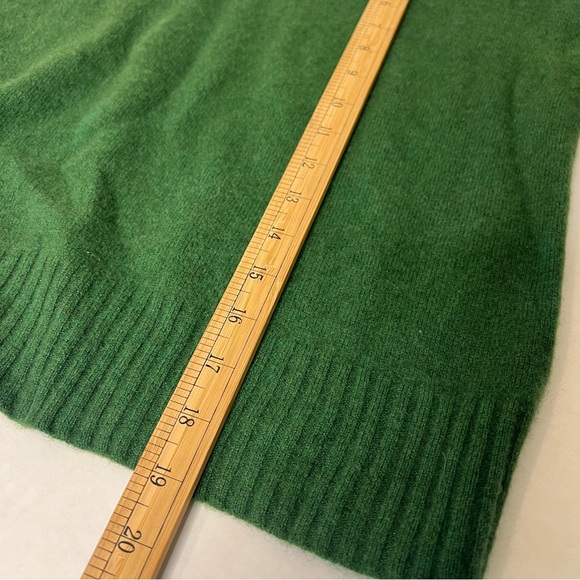 Free People Forest Green Cashmere Turtleneck Sweater - Picture 8 of 12